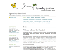 Tablet Screenshot of byronbaypreschool.org.au